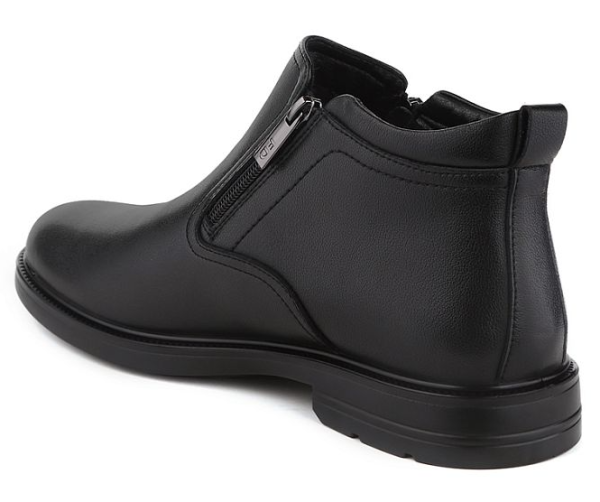 Ботинки кожаные мужские / Черный / 39