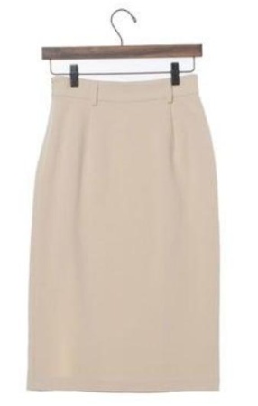 Юбка с вырезом женская / Бежевый / 46