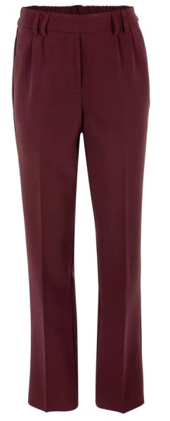 Брюки прямые женские / Бордовый / 46