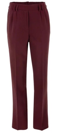 Брюки прямые женские / Бордовый / 48