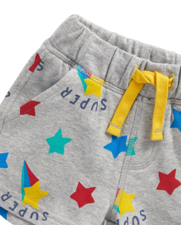 Комплект для мальчика: свитшот и шорты / Серый / 92