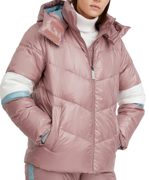 Куртка с капюшоном женская / Розовый / 46