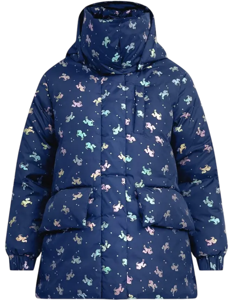 Куртка утепленная женская / Тёмно-синий / 42