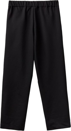 Брюки прямого кроя женские / Черный / 42