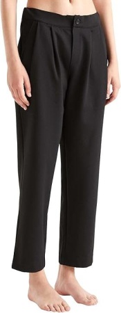 Брюки прямого кроя женские / Черный / 42