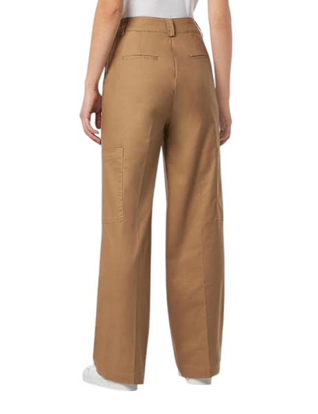 Брюки прямого кроя женские / Бежевый / 40