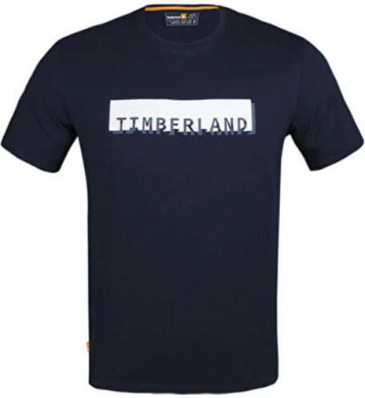 Футболка из хлопка мужская / Тёмно-синий / 46