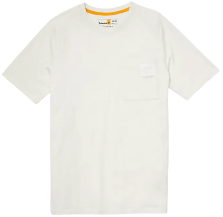 Футболка мужская из хлопка / Белый / 46