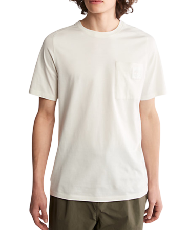 Футболка мужская из хлопка / Белый / 46