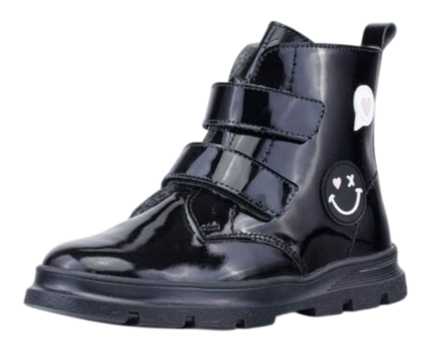 Ботинки из кожи для девочки / Черный / 30