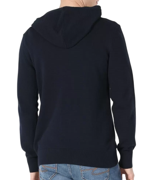 Джемпер с капюшоном мужской / Синий / 46