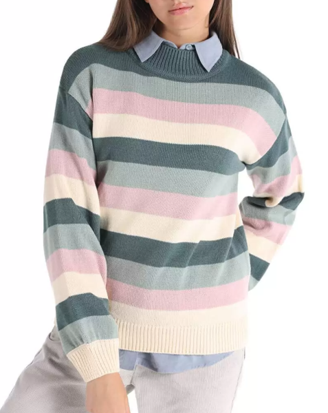 Свитер в полоску женский / Цветной / 42