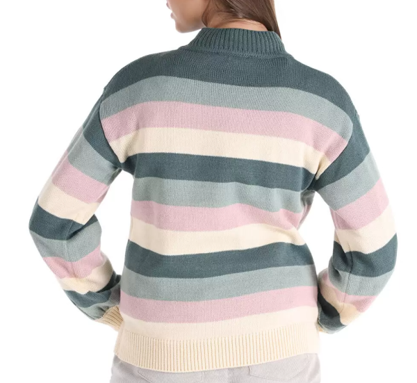 Свитер в полоску женский / Цветной / 42