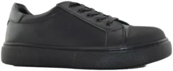 Кеды из кожи для мальчика / Черный / 36