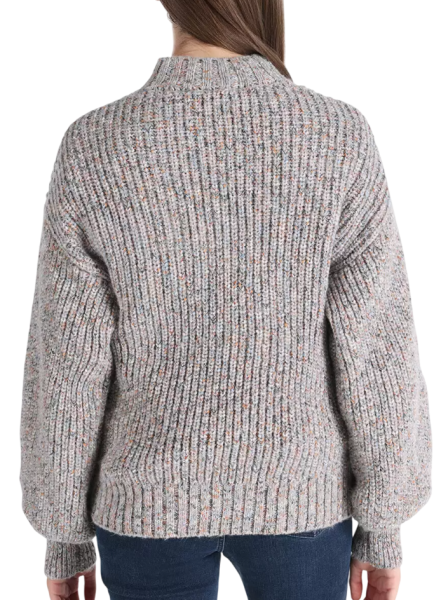 Свитер прямого кроя женский / Серый / 44