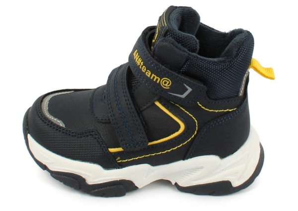 Ботинки из экокожи для мальчика / Синий / 23