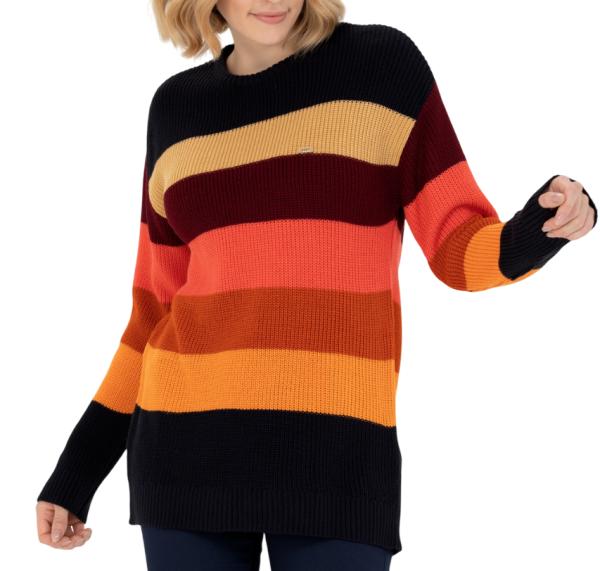 Джемпер в полоску женский / Цветной / 40