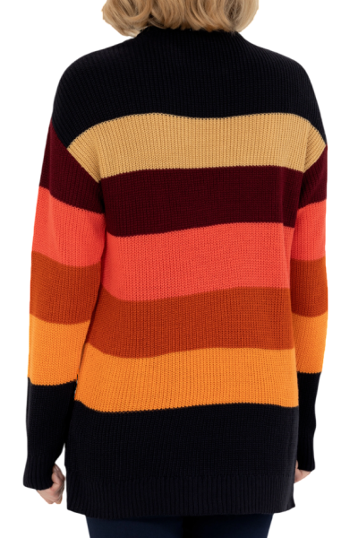 Джемпер в полоску женский / Цветной / 40