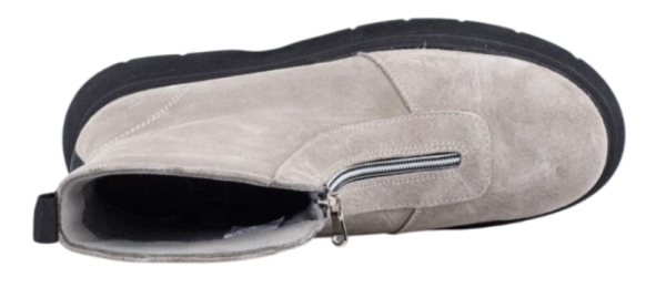 Ботинки из кожи для девочки / Бежевый / 37