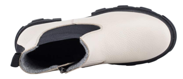 Сапоги из кожи для девочки / Бежевый / 36