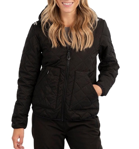 Куртка утепленная женская / Черный / 46