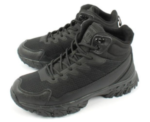 Ботинки из текстиля для мальчика / Черный / 36