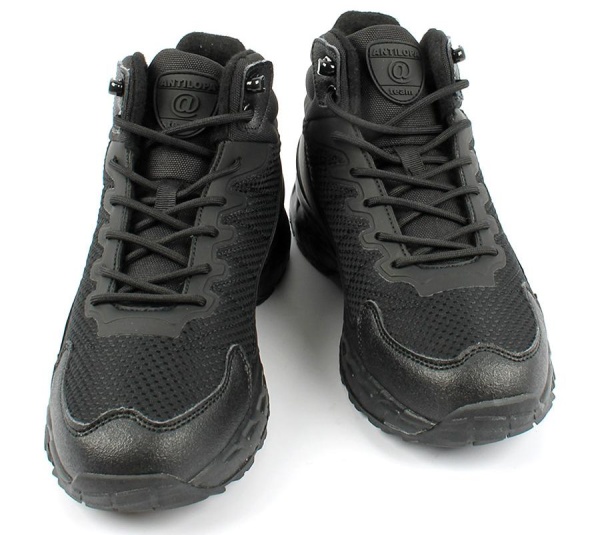 Ботинки из текстиля для мальчика / Черный / 36