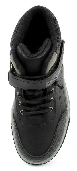 Ботинки из экокожи для мальчика / Черный / 32