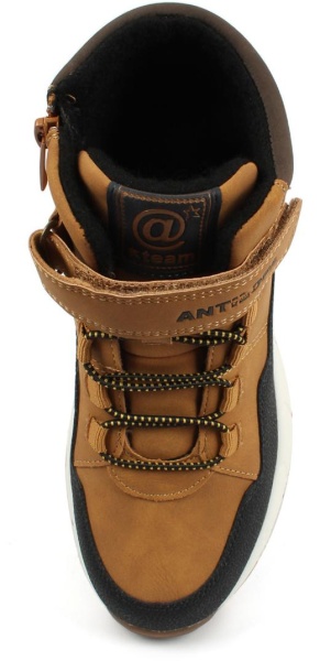 Ботинки из экокожи для мальчика / Желтый / 30