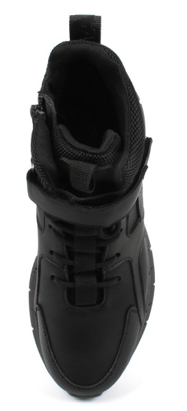 Ботинки из экокожи для мальчика / Черный / 36