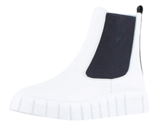 Сапоги из кожи для девочки / Белый / 35