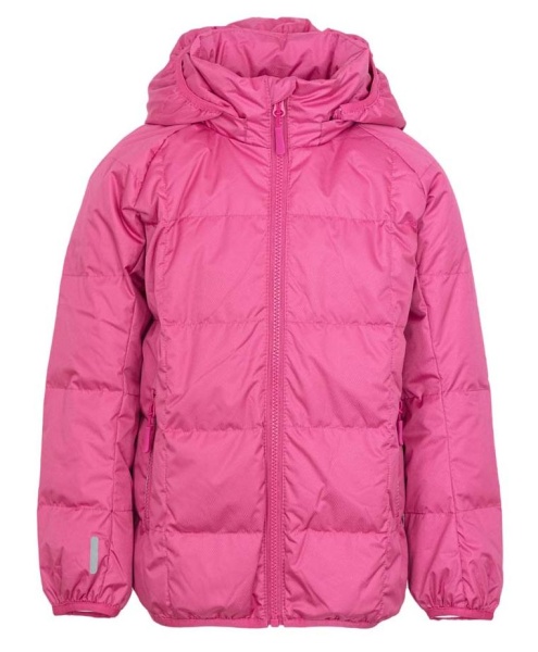 Куртка с капюшоном для девочки / Розовый / 104