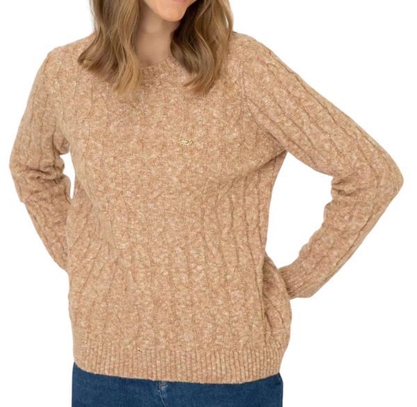 Джемпер прямого кроя женский / Бежевый / 48