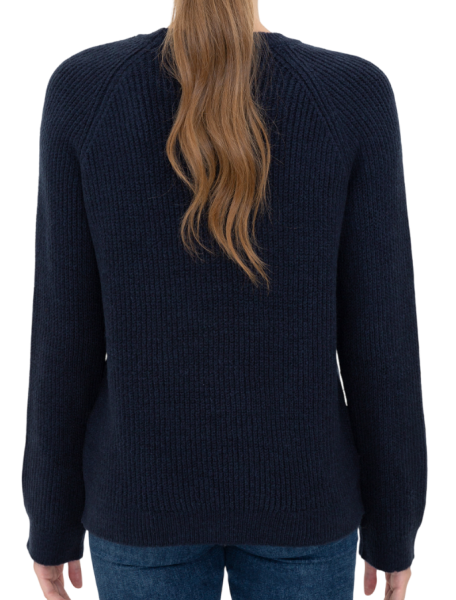 Джемпер прямого кроя женский / Тёмно-синий / 42