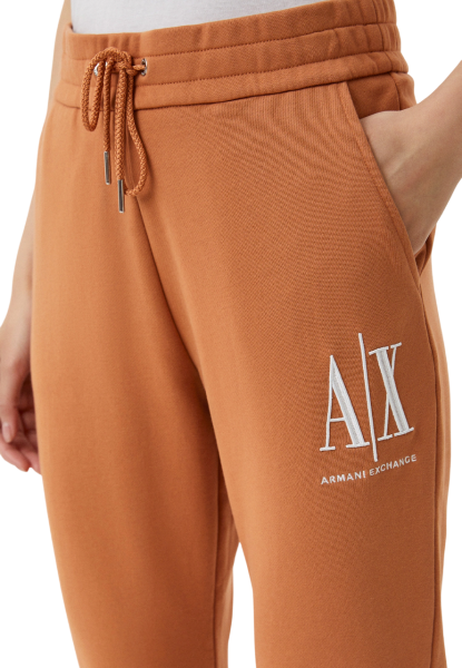 Брюки джоггеры с логотипом женские / Персиковый / 44