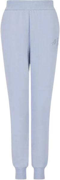 Брюки джоггеры с логотипом женские / Голубой / 46