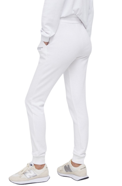 Брюки джоггеры с логотипом женские / Белый / 44