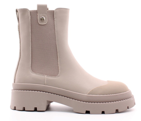 Полусапоги кожаные женские / Серый / 38