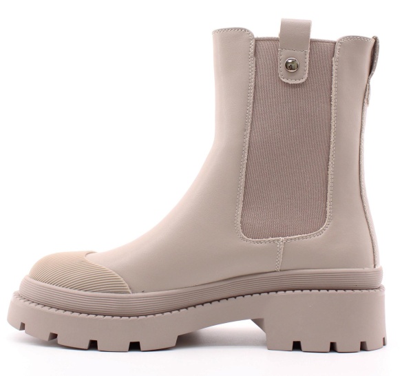 Полусапоги кожаные женские / Серый / 38