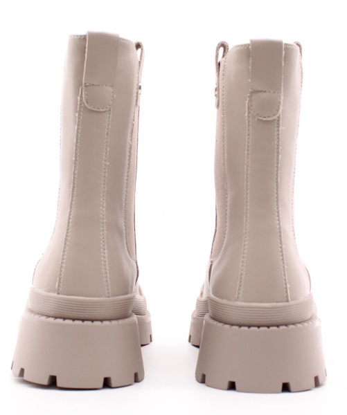 Полусапоги кожаные женские / Серый / 38