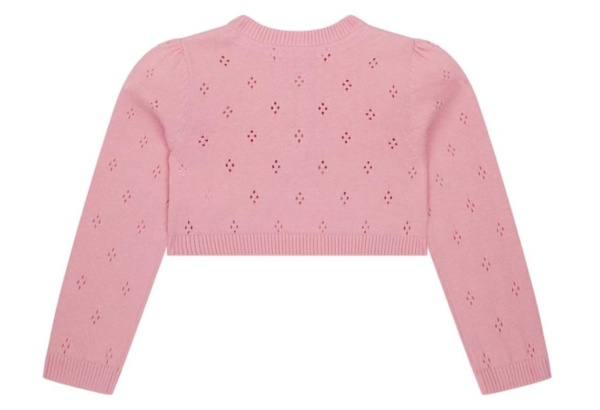 Кардиган укороченный для девочки / Розовый / 110