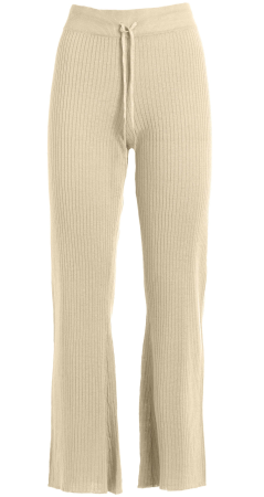 Брюки женские трикотажные / Бежевый / 48