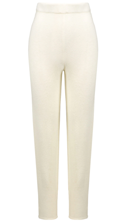 Брюки женские трикотажные / Белый / 42