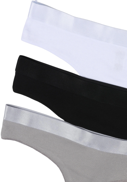 Трусы в рубчик / Черный / 44