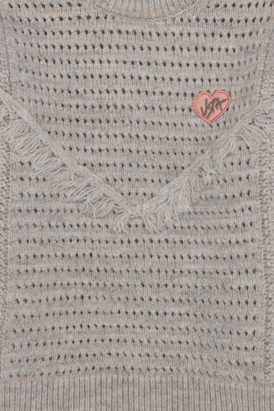 Свитер для девочки / Серый / 152