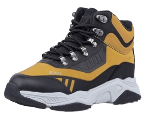 Ботинки на шнуровке для мальчика / Черный / 36