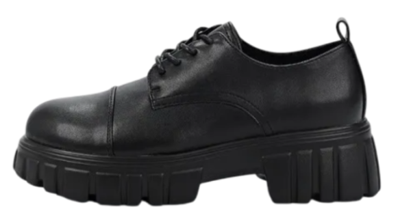 Туфли на платформе для девочки / Черный / 33