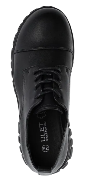 Туфли на платформе для девочки / Черный / 33