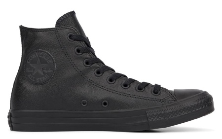 Кеды кожаные унисекс / Черный / 36