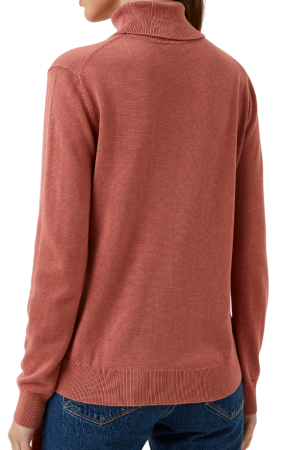 Водолазка однотонная женская / Розовый / 42